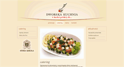 Desktop Screenshot of dworskakuchnia.eu